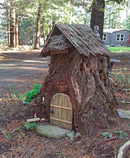 Tree Stump Elf House - Tree Removal Dayton OH